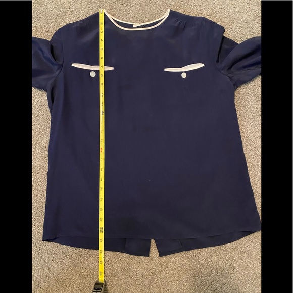 Celine Paris Vintage Silk Blouse Size 40. (6-8) - Picture 7 of 9